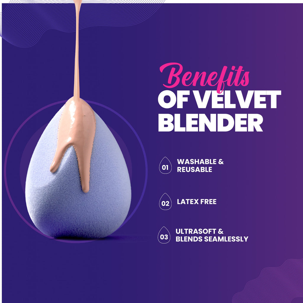 MARS Cosmetics Microfibre Velvet Beauty Blender | Grocsy
