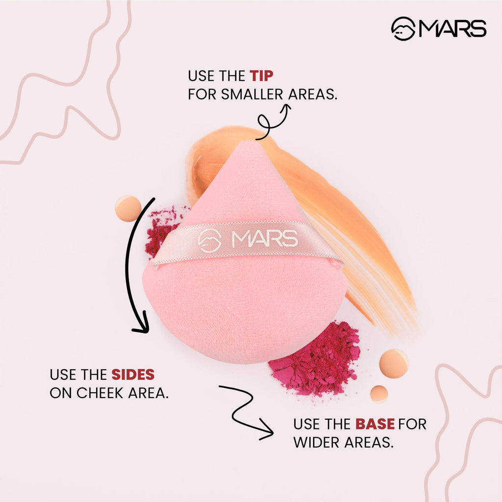 MARS Cosmetics Pizza Powder Puff for Face Makeup | Grocsy