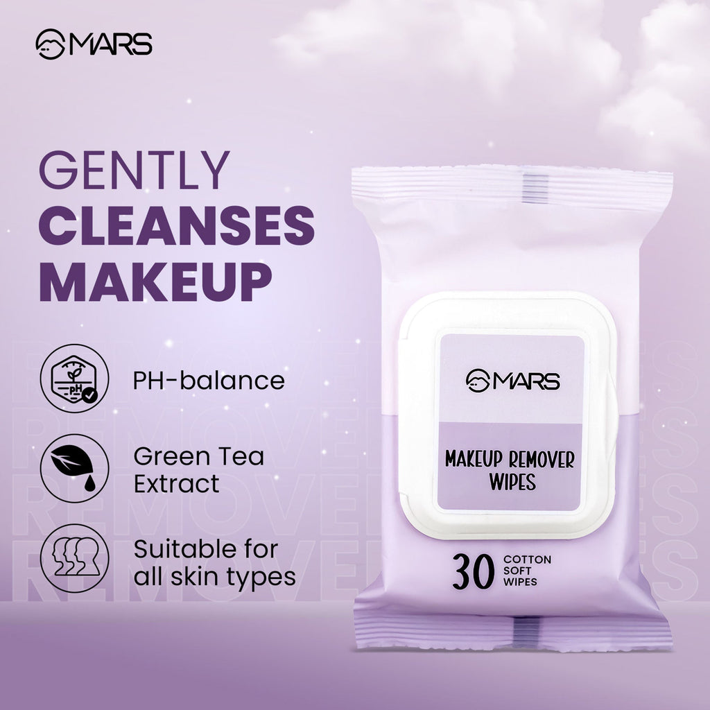 MARS Cosmetics Makeup Remover Wet Wipes | Grocsy