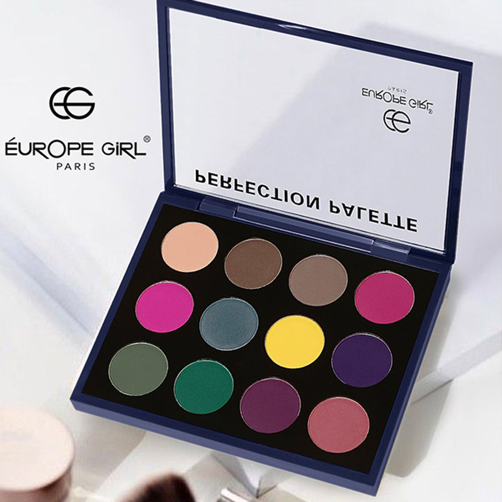 Europe Girl 12 Colour Eyeshadow Perfection Palette - Candy | Grocsy