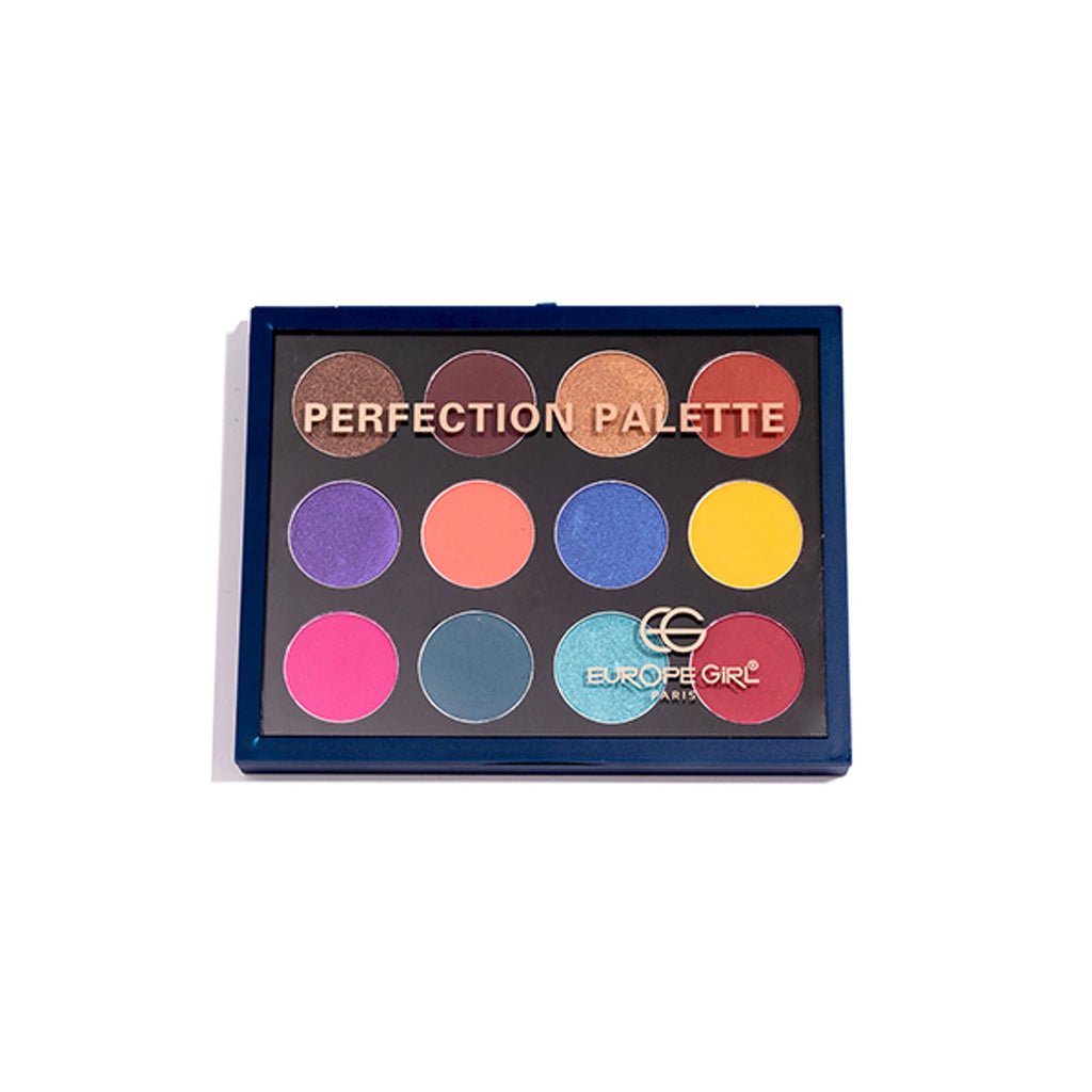 Europe Girl 12 Colour Eyeshadow Perfection Palette - Gems | Grocsy