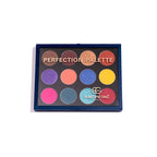 Europe Girl 12 Colour Eyeshadow Perfection Palette - Gems | Grocsy
