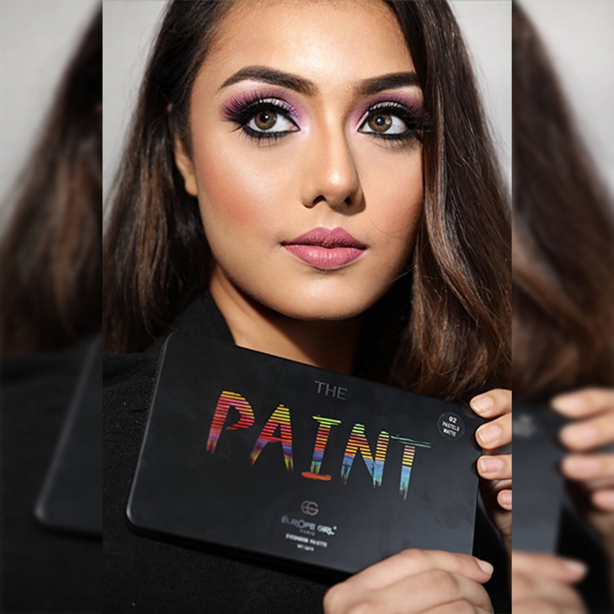 Europe Girl 18 Colour Paint Eyeshadow Palette - Pastel Matte | Grocsy