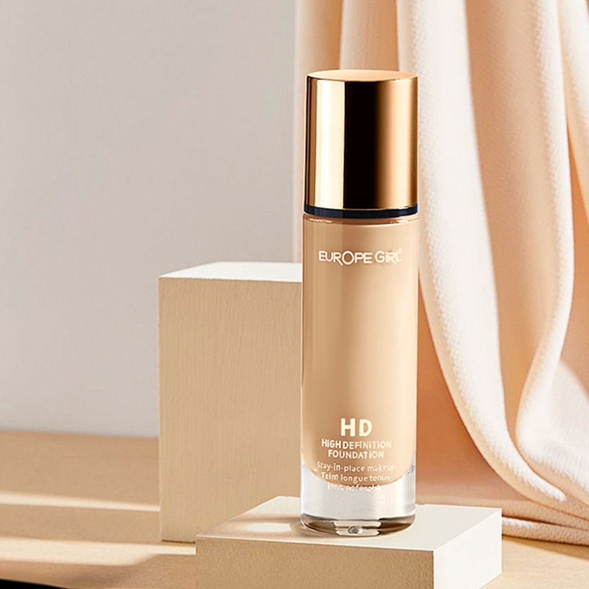 Europe Girl HD- High Coverage Foundation - 110 Tan | Grocsy