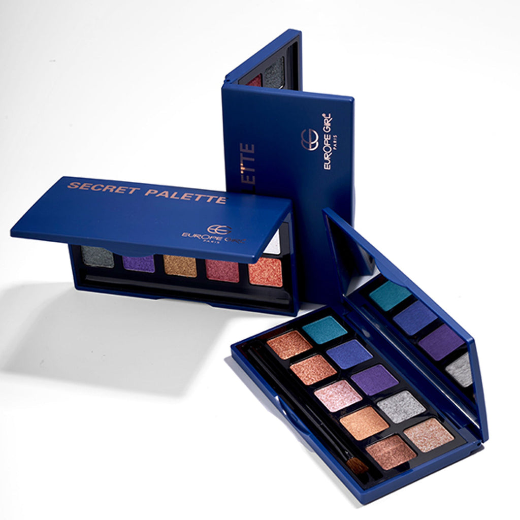 Europe Girl 10 Colour Eyeshadow Secret Palette - Rose Petal | Grocsy