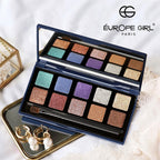 Europe Girl 10 Colour Eyeshadow Secret Palette - Rose Petal | Grocsy