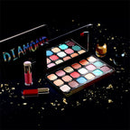 Europe Girl 18 colour Diamond Eyeshadow Palette - Dazzle Light | Grocsy