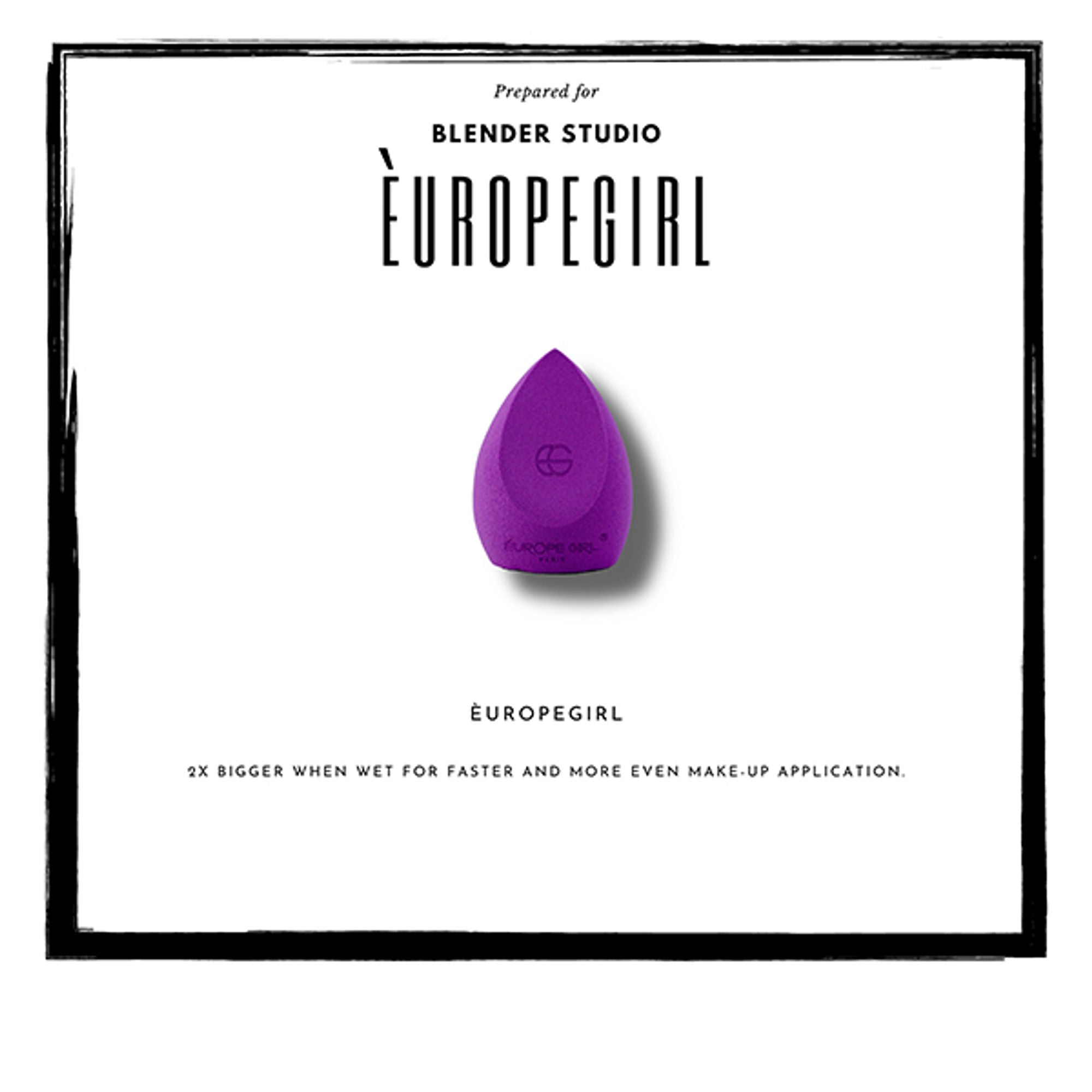 Europe Girl Blender - Purple With Frame | Grocsy