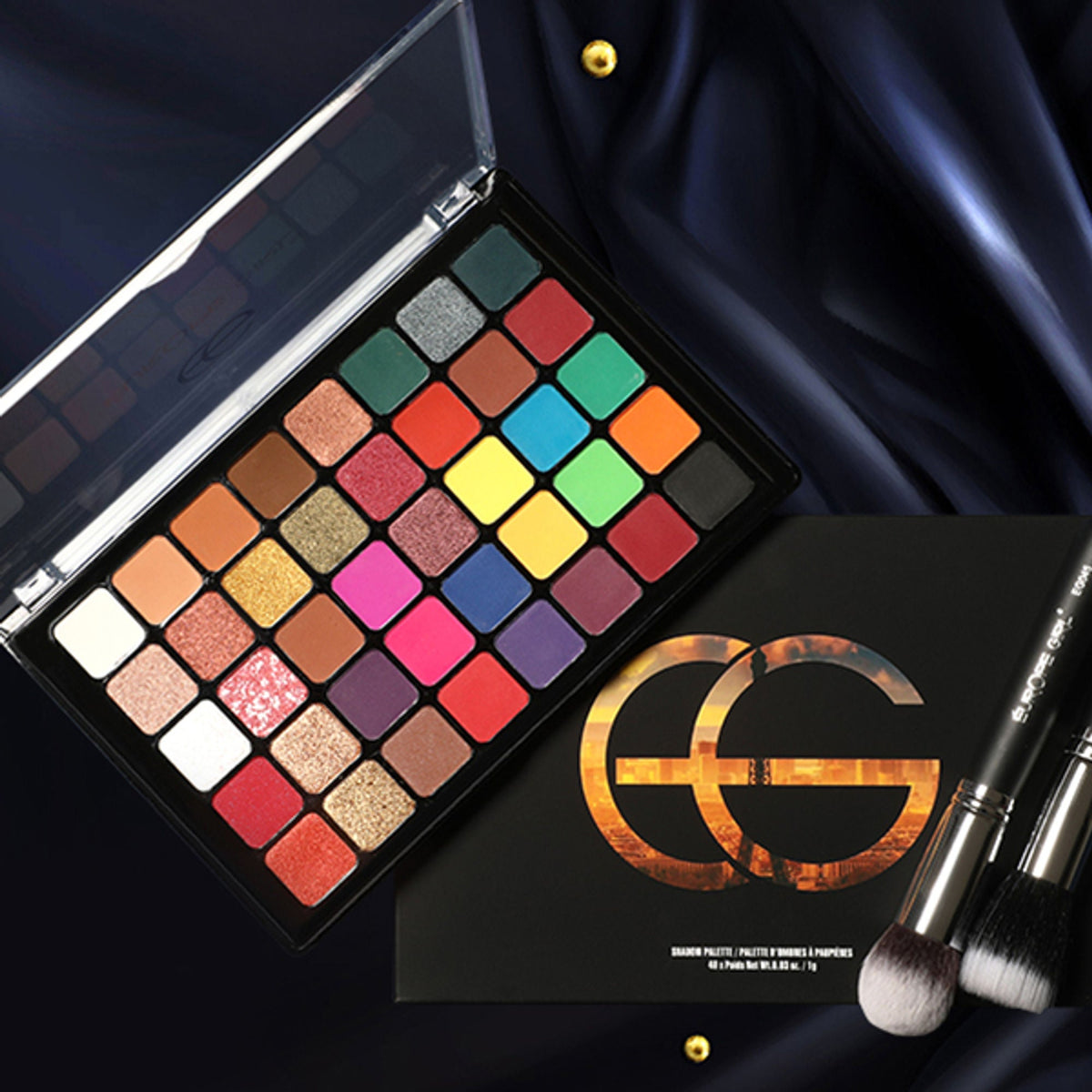 Europe Girl 40 Colour Eyeshadow Palette - Cool Tone | Grocsy