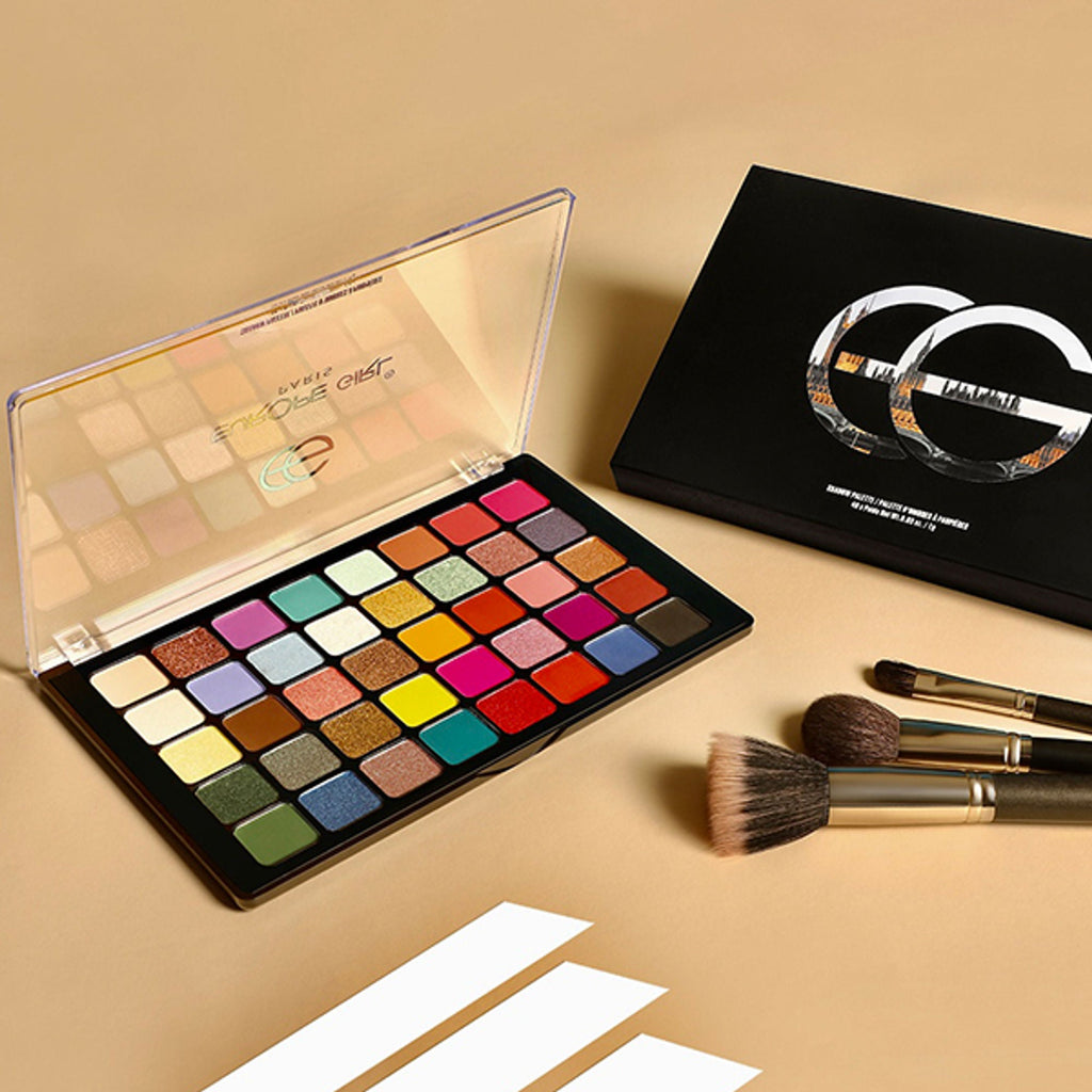 Europe Girl 40 Colour Eyeshadow Palette - Vibrant Tone | Grocsy