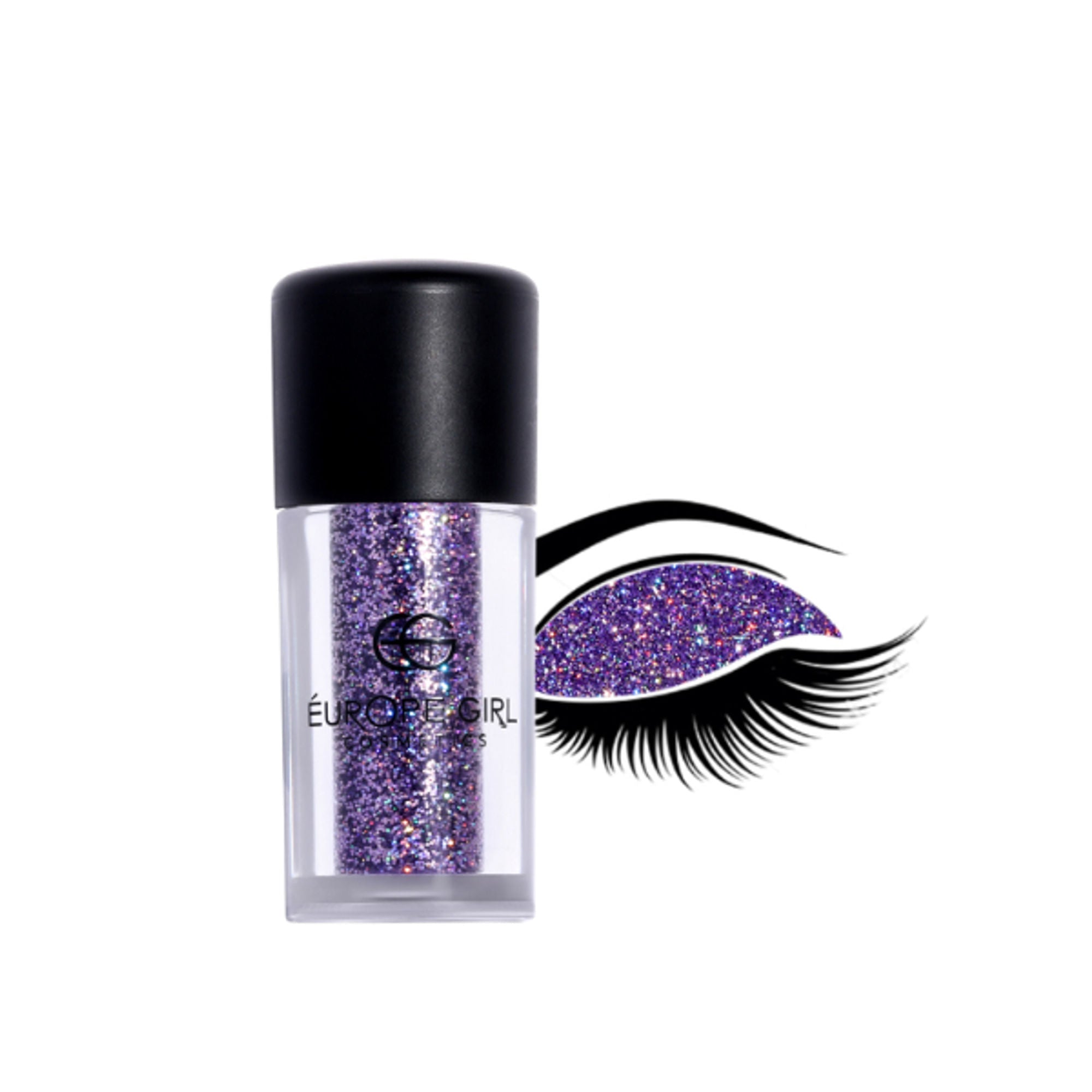 Europe Girl Single Diamond Pigment Glitter Glass - G4 Twinkle | Grocsy