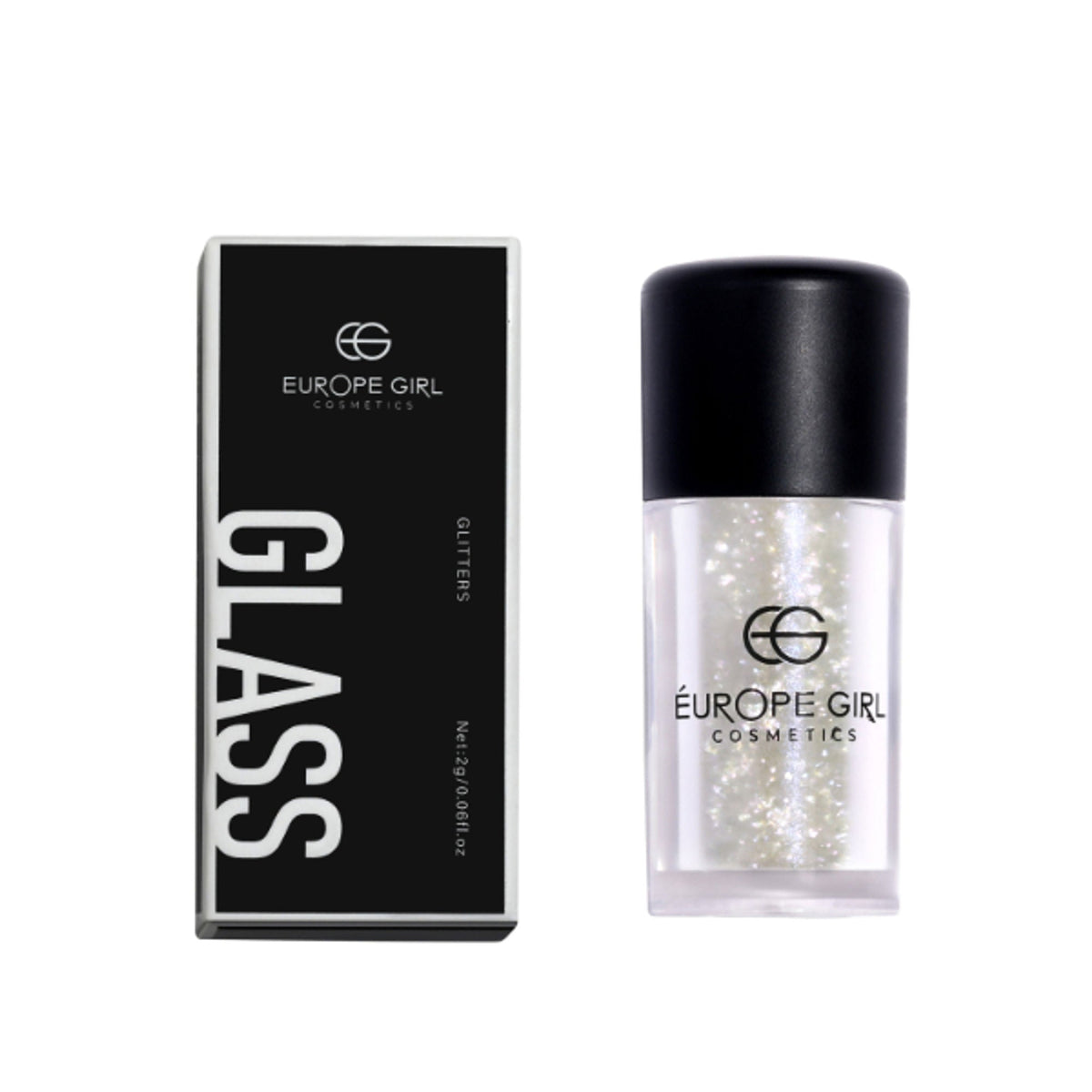 Europe Girl Single Diamond Pigment Glitter Glass - G8 Prism | Grocsy