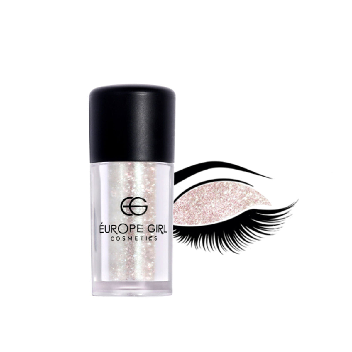 Europe Girl Single Diamond Pigment Glitter Glass - G9 Dazzle | Grocsy