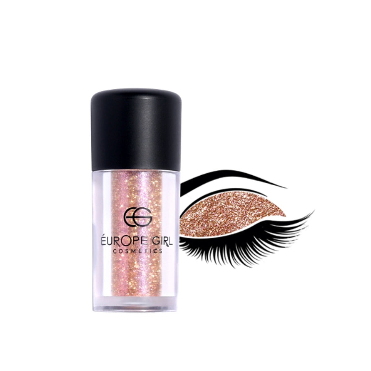 Europe Girl Single Diamond Pigment Glitter Glass - G12 Opulence | Grocsy