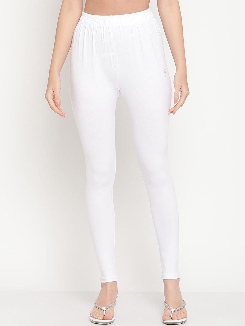 TAG 7 Women Pack Of 2 Solid Comfort-Fit Ankle-Length Leggings | Grocsy