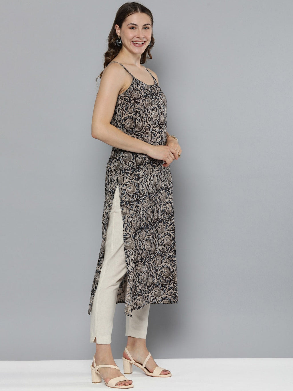 HERE&NOW Floral Printed Kurta | Grocsy