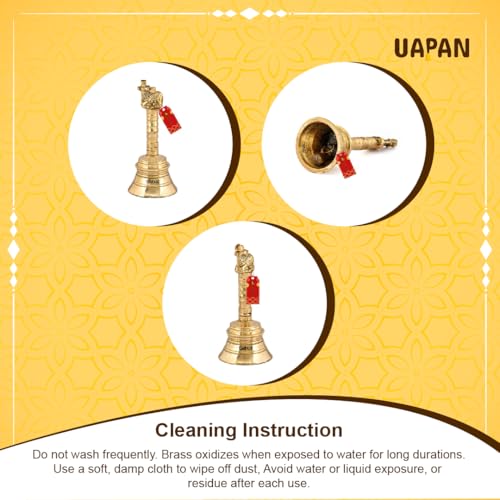 Uapan Nandi Brass Pooja Bell | Grocsy