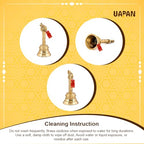 Uapan Nandi Brass Pooja Bell | Grocsy