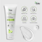 Vedic Naturals Cucumber De Tan Face Wash | Grocsy