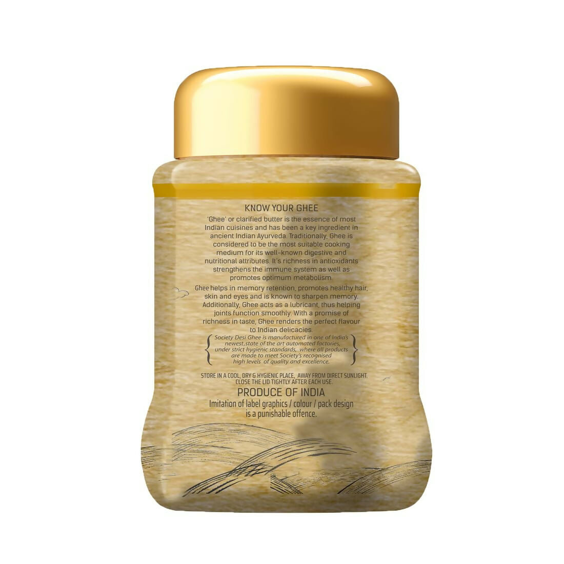 Society Desi Ghee Jar | Grocsy