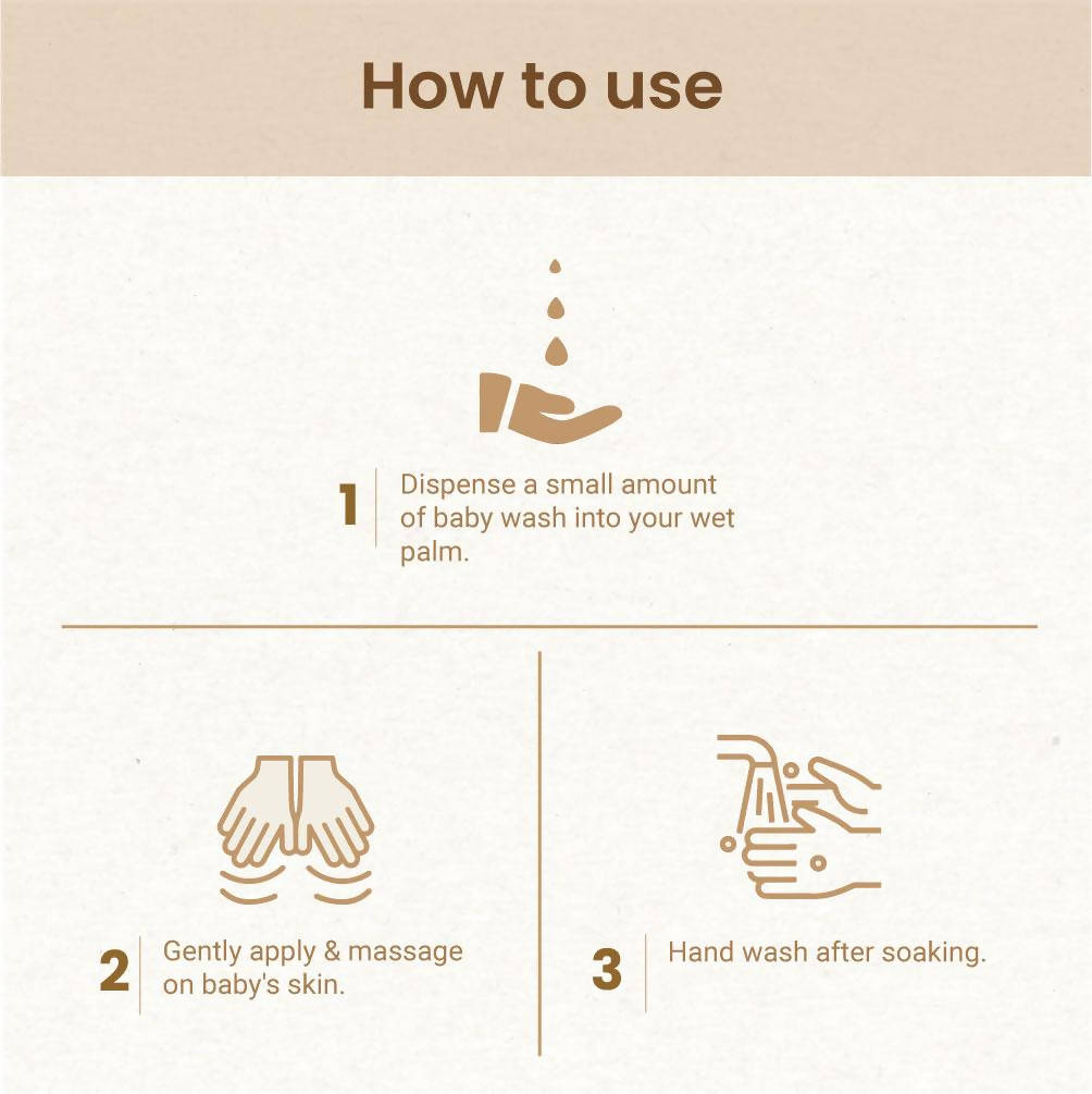 Mother Sparsh Plant Powered Natural Baby Wash | Grocsy