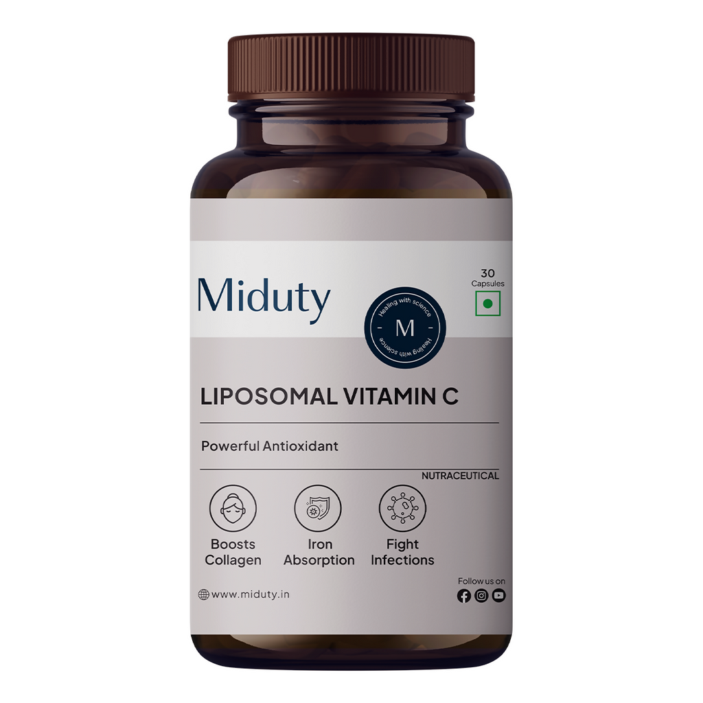 Miduty Liposomal Vitamin C - Immunity Booster Capsules | Grocsy