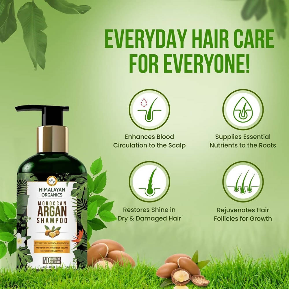 Himalayan Organics Moroccan Argan Shampoo | Grocsy
