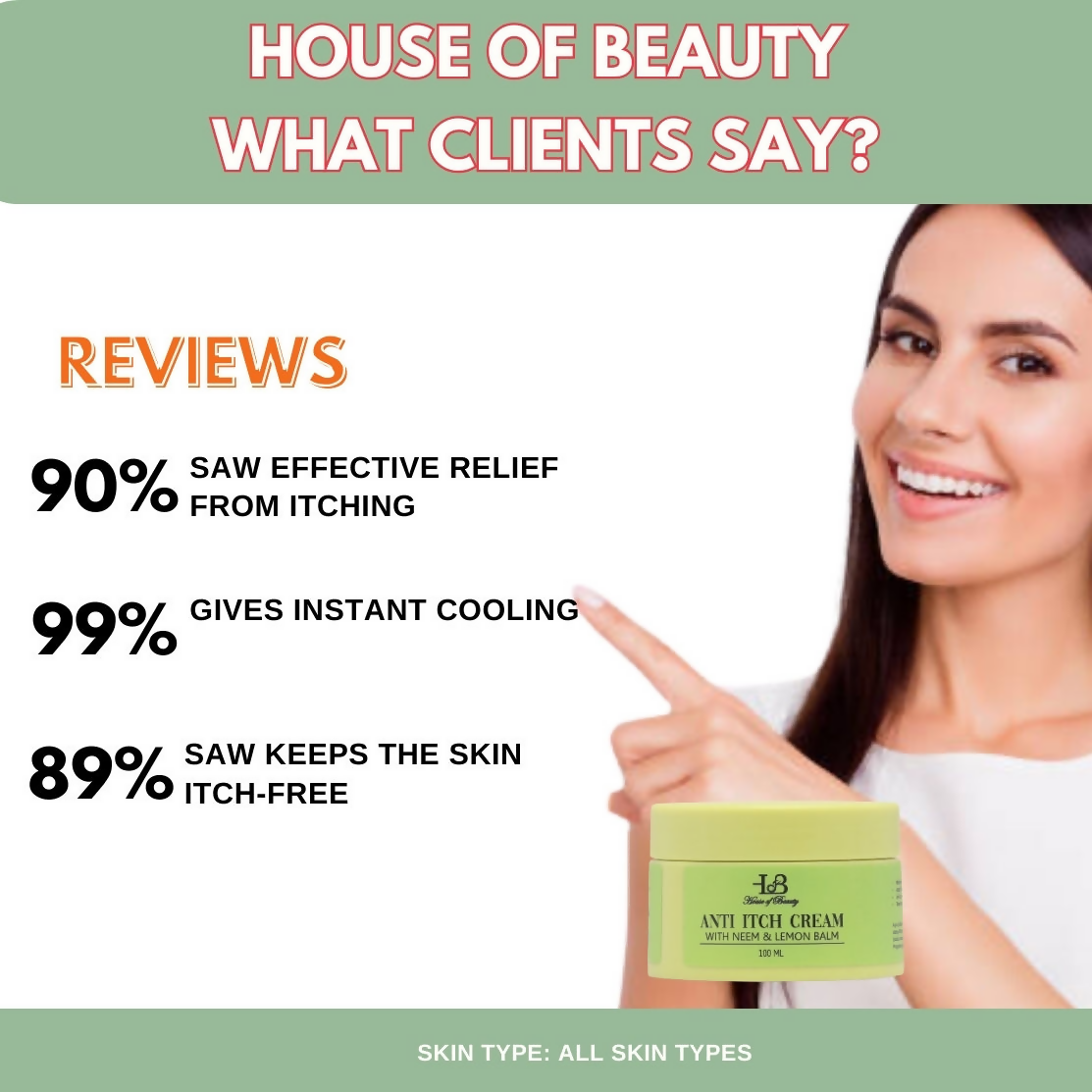 House of Beauty Anti Itch Cream | Grocsy