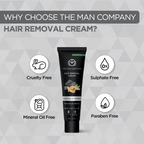 The Man Company Hair Removal Cream For Men | Grocsy