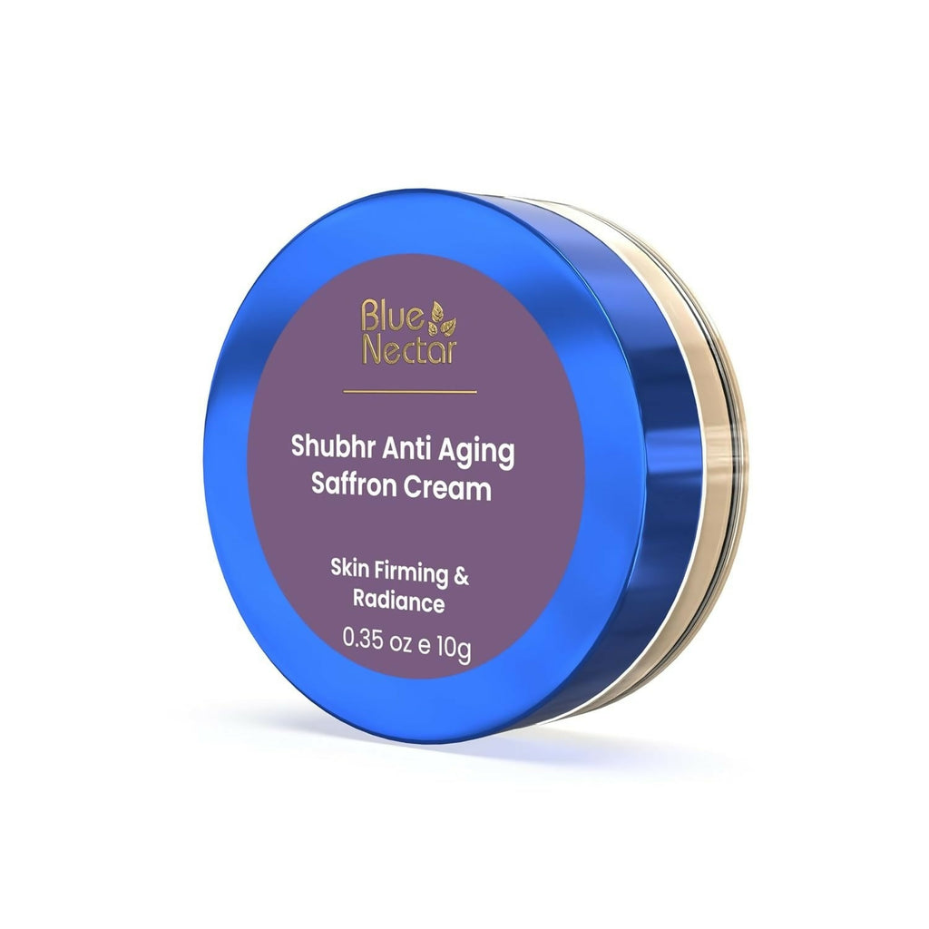 Blue Nectar Shubhr Anti Aging Saffron Cream - Skin Firming & Radiance | Grocsy
