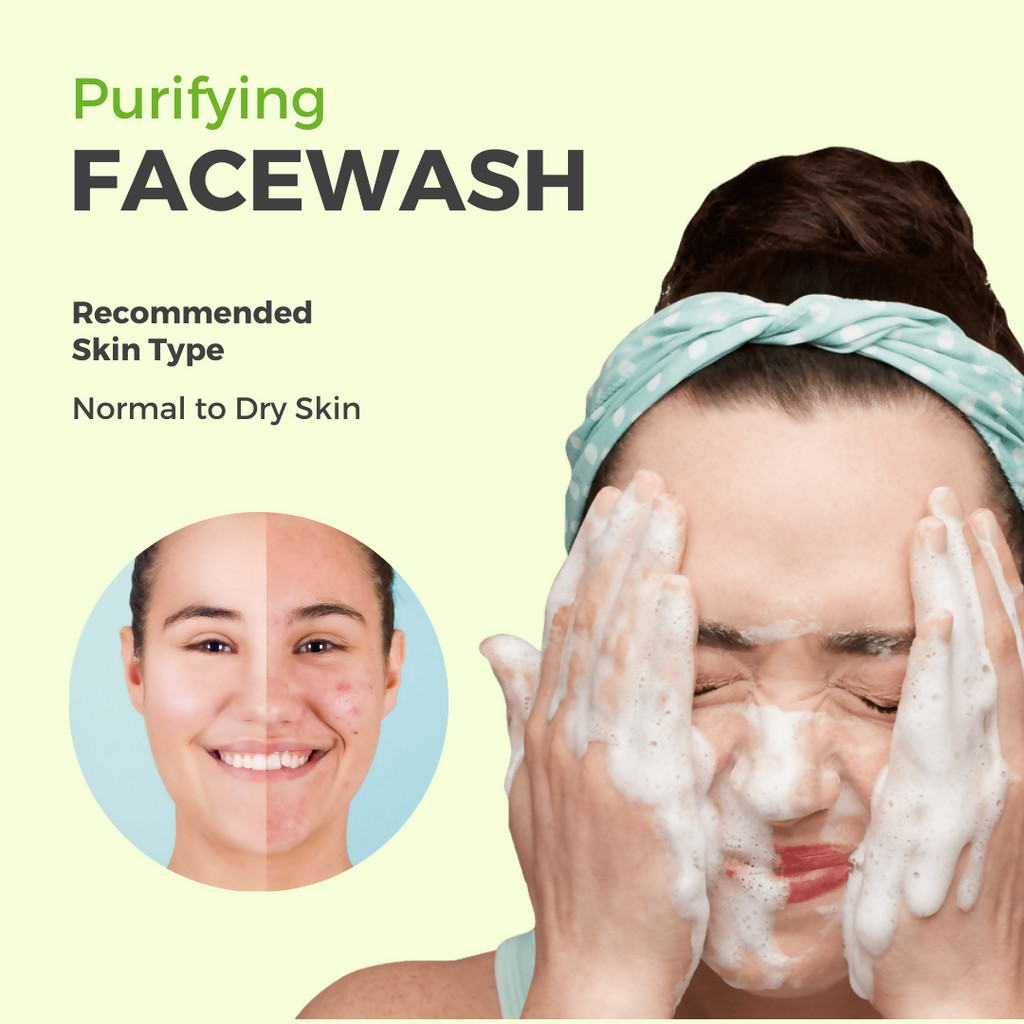 Prisa Organics Neem & Aloe Vera Purifying Face Wash | Grocsy