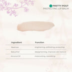 Rare Chemistry Pretty Pout Protecting Day Lip Balm, SPF 20, Beetroot Almond Oil, Moisturising | Grocsy