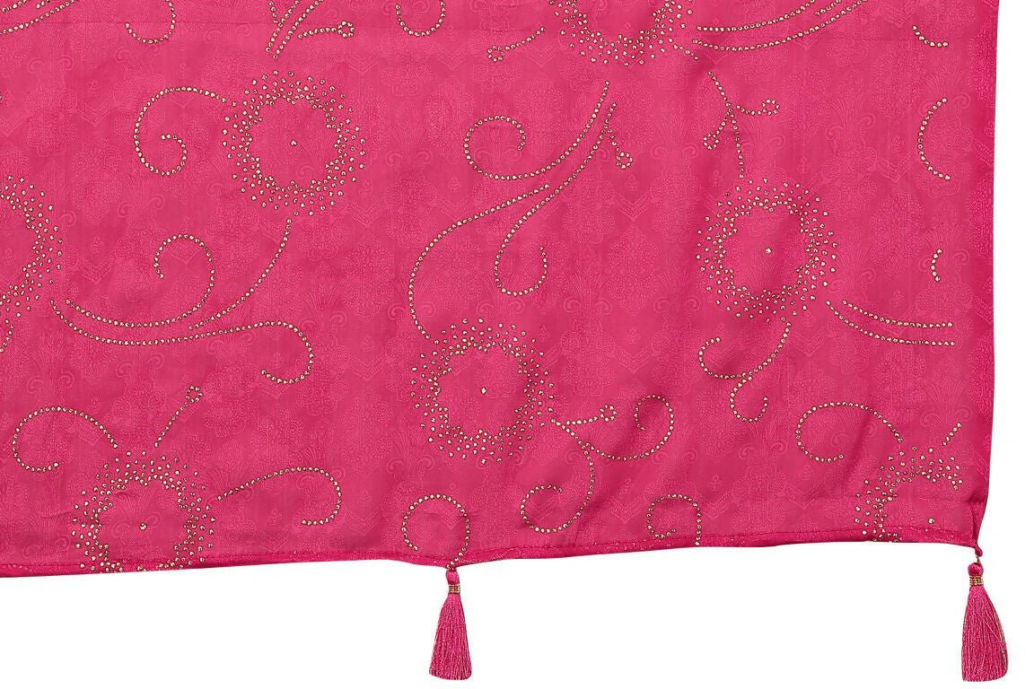 Aafreen Partywear Designer Pink Rangoli Silk Fancy Saree | Grocsy