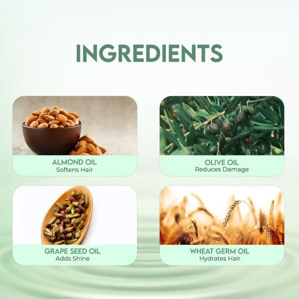 Jovees Hair Serum With Grape Seed & Almond Oil | Grocsy