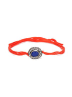 Designer kundan Rakhi - Ruby Raang | Grocsy
