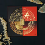 Tehzeeb Creations Golden Embossed Wall Painting | Grocsy