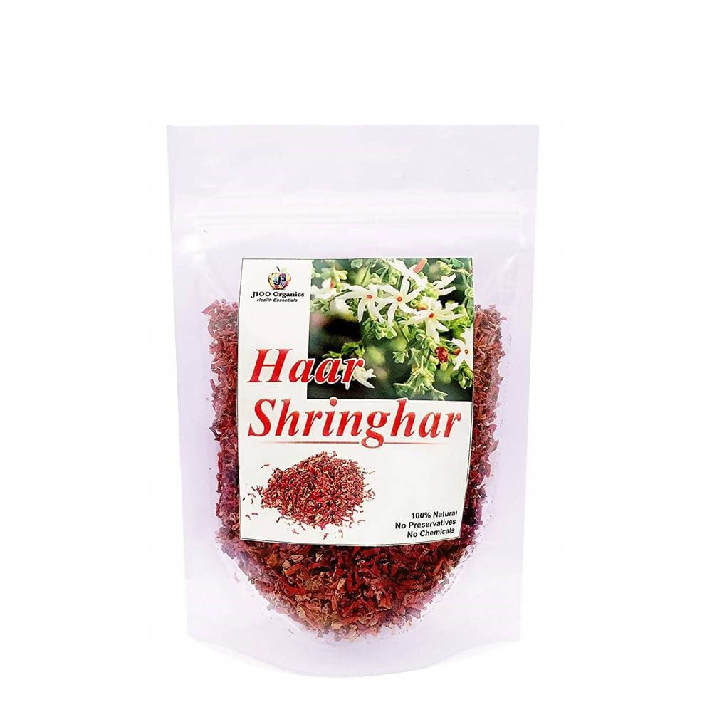 Jioo Organics Dry Haar Shringhar Flower (Parijat) Night Jasmine | Grocsy