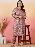 Sztori Women Floral Printed Regular Kurta with Trousers | Grocsy