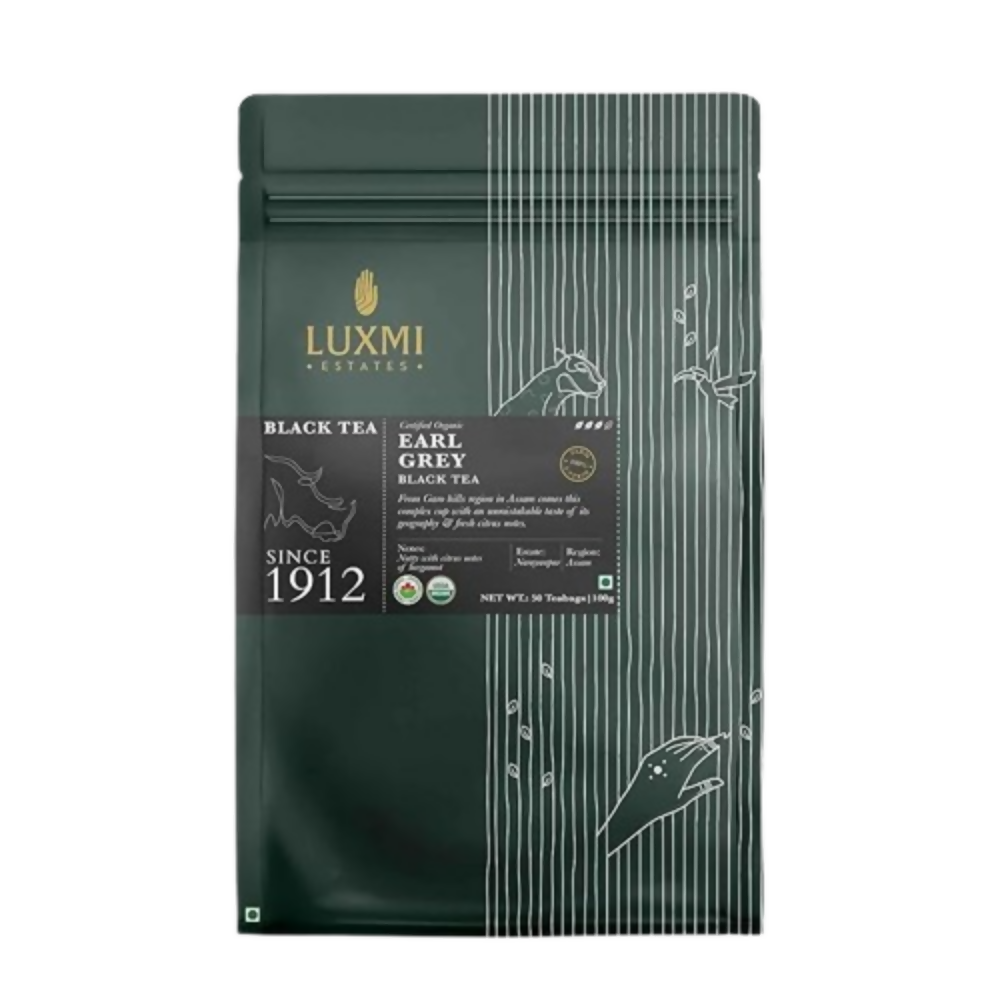 Luxmi Estates Garo Hills Organic Earl Grey Black Tea | Grocsy