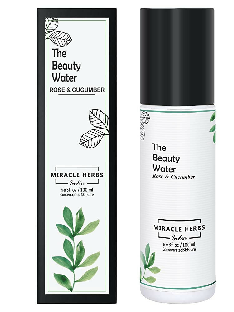 Miracle Herbs the Beauty Water Rose & Cucumber -White | Grocsy