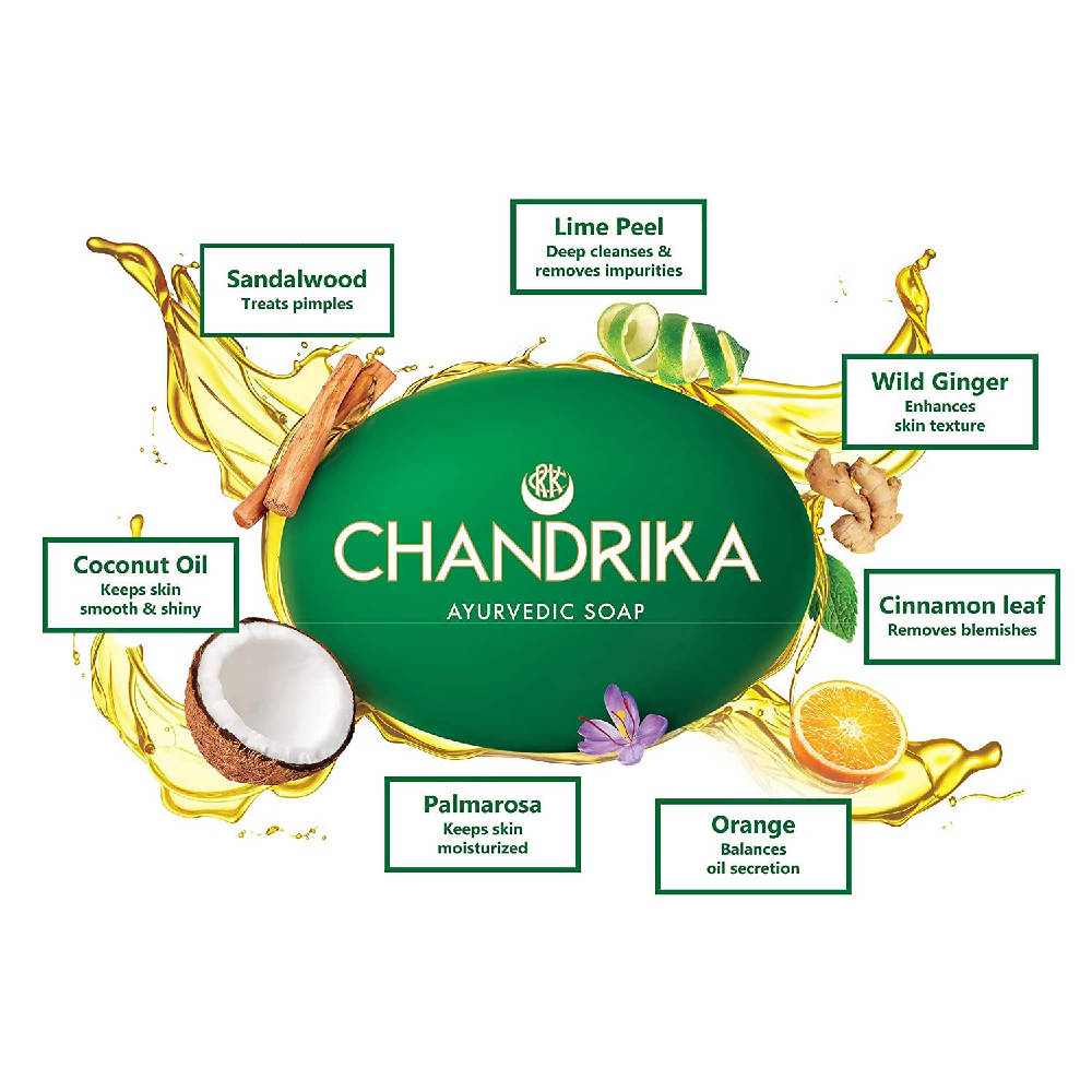 Chandrika Ayurvedic Handmade Soaps | Grocsy