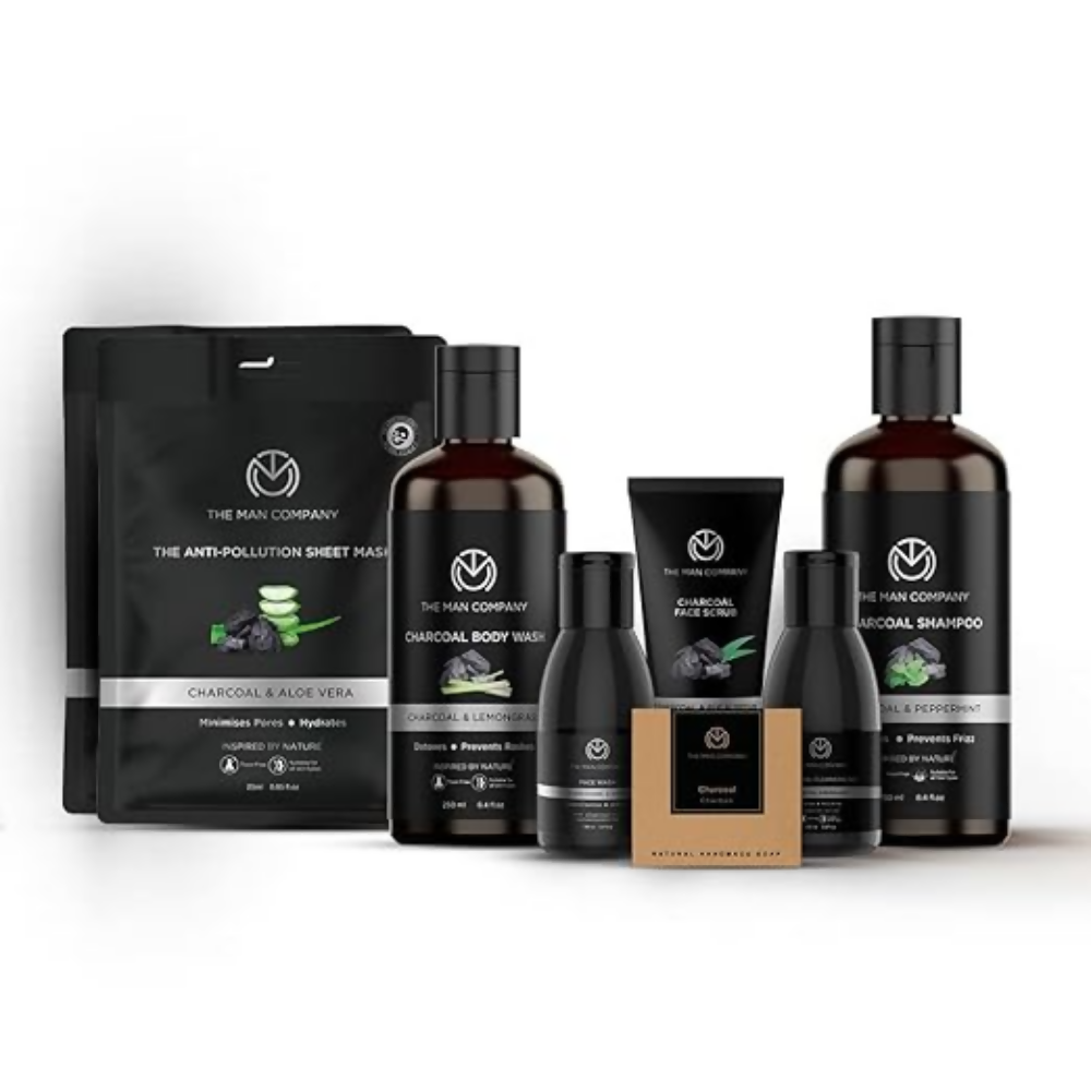The Man Company Ultimate Charcoal Detan Kit | Grocsy
