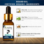 Amazing Earth Certified Organic Beard Oil and Beard Wash | Grocsy