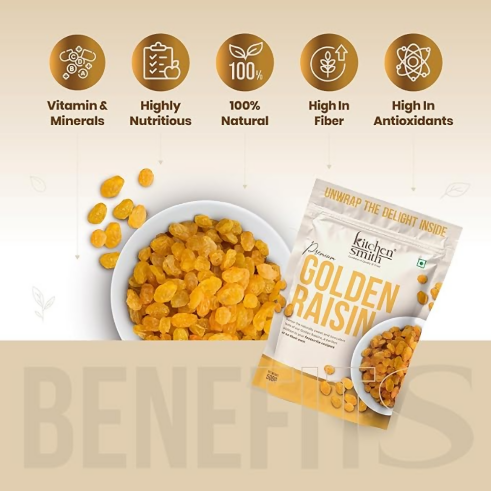 Kitchen Smith Golden Raisin Seedless | Grocsy
