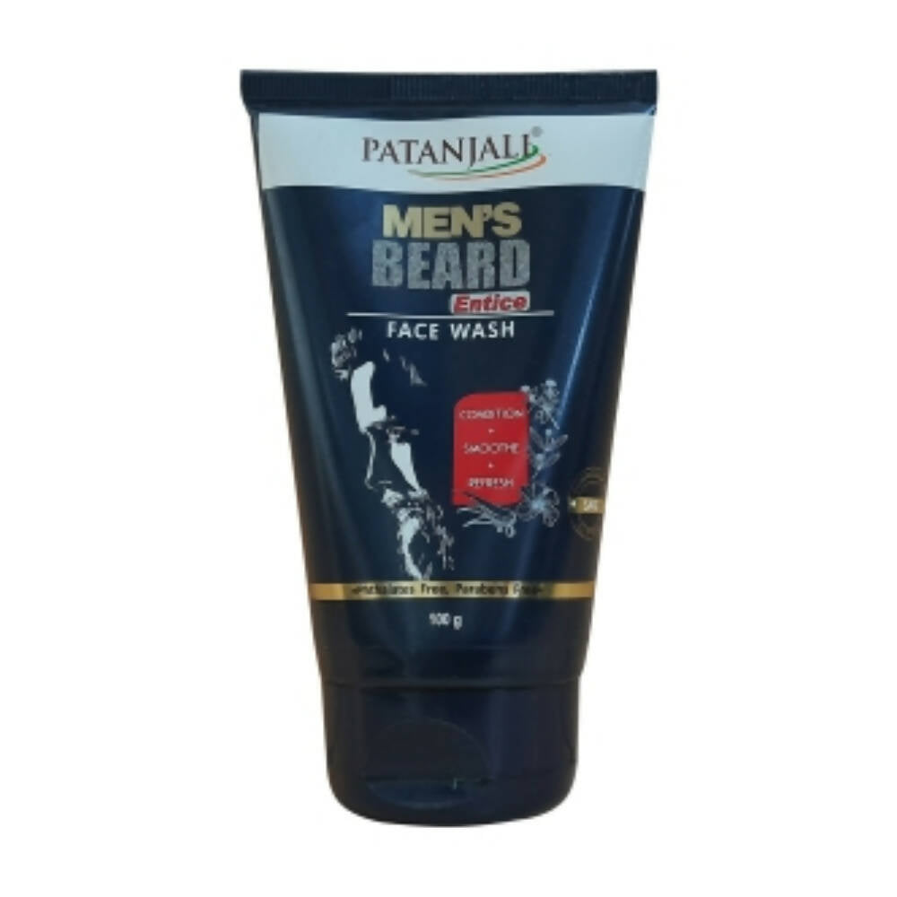 Patanjali Men's Beard Entice Face Wash | Grocsy