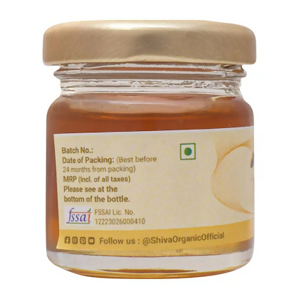 Shiva Organic Lemon Infused Organic Honey 50 gm 100% Natural Organic & Pure Honey | Grocsy