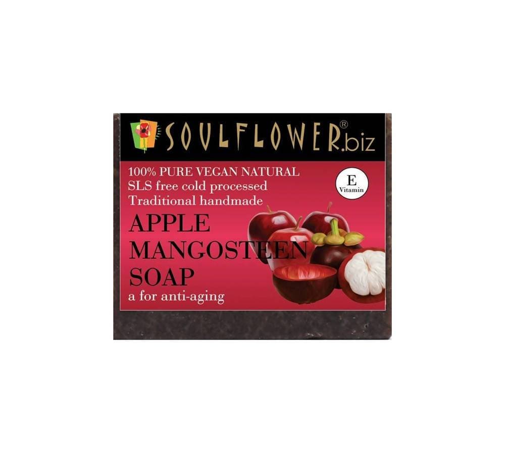Soulflower Apple And Mangosteen Handmade Soap | Grocsy