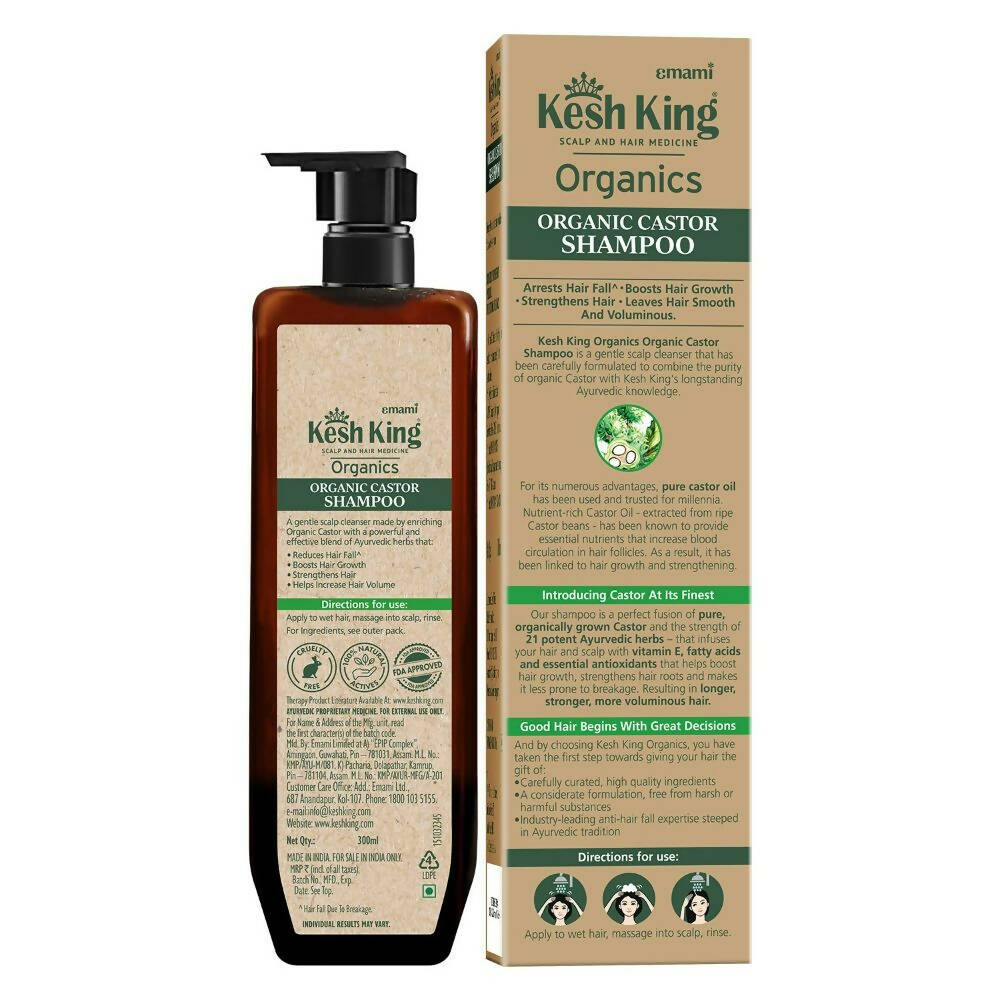 Kesh King Organics Castor Shampoo | Grocsy
