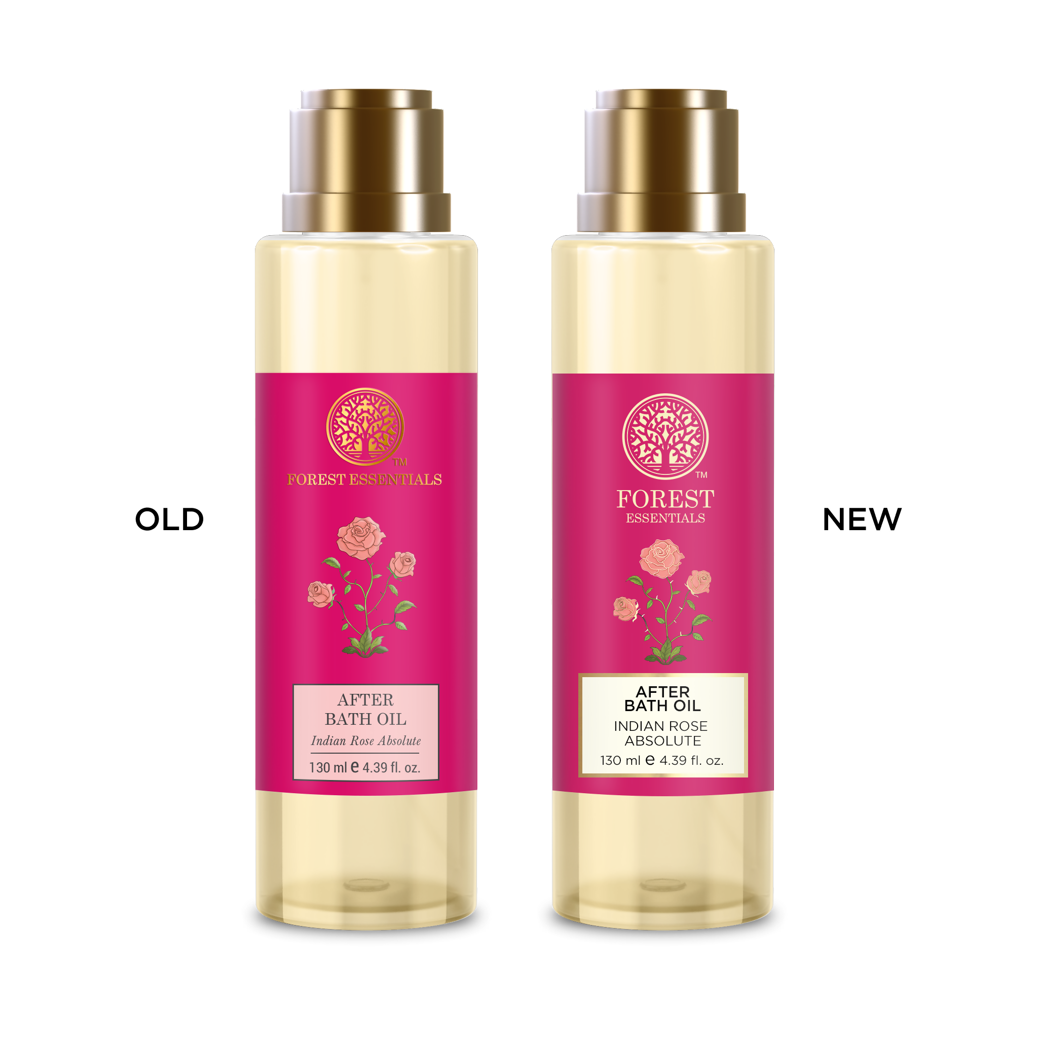 Forest Essentials After Bath Oil Indian Rose Absolute - Nourishing After Shower Body Oil | Grocsy
