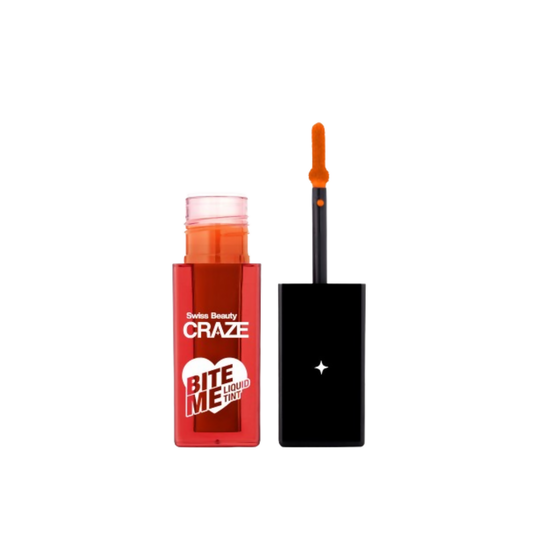 Swiss Beauty Craze Bite Me Liquid Tint - 1 Juicy Peach | Grocsy